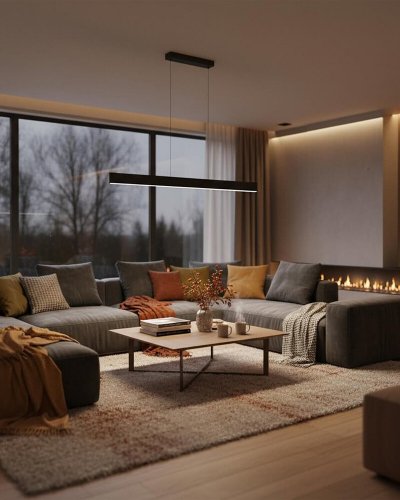 LED світильник підвісний Goldlux Bernadetta 20W 4000K чорний 333834