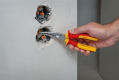 Плоскогубцы Bosch VDE изогнутые длинноносые 200мм 1600A02NE3