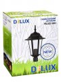 Светильник садово-парковый Delux PALACE A003 Е27 IP44 черный 90015849