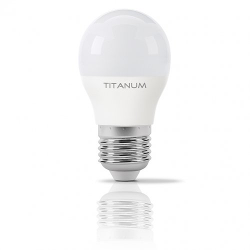 Світлодіодна LED лампа Titanum G45 6W E27 3000K TLG4506273