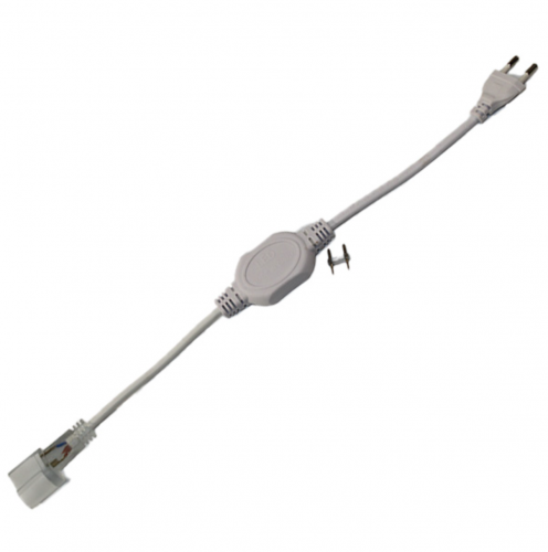 Конектор для неону ElectroHouse AC to DC  220V 14х25мм з драйвером-регулятором 50см EH-STR-C22014