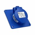 Розетка силова промислова TP Electric 3x16A 2P+PE із заземленням кутова 60-40-80