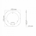 Світлодіодний модуль Videx 36W 4000K 270x23мм VL-MLC-364