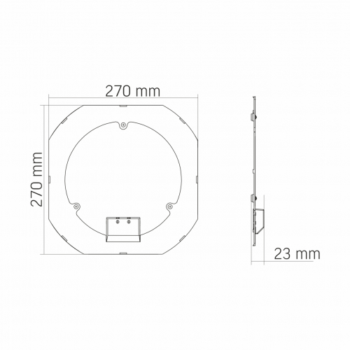 Світлодіодний модуль Videx 36W 4000K 270x23мм VL-MLC-364