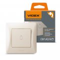 Кнопка дзвінка Videx Binera кремова VF-BNDB1-CR