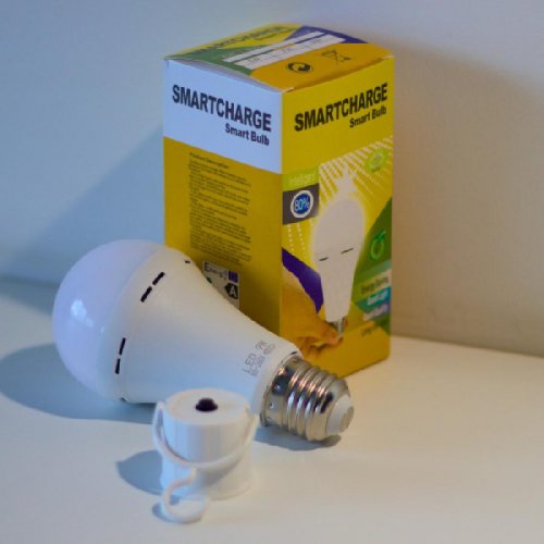 Світлодіодна акумуляторна лампа-ліхтарик LED Євросвітло AC 9W DC3W E27 000058892