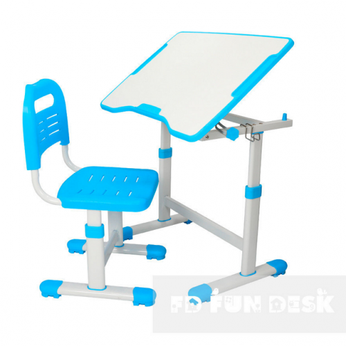 Комплект парта и стул-трансформеры FunDesk Sole II Blue-s 516129