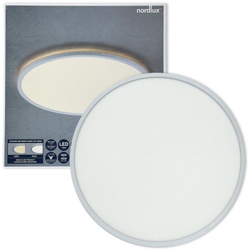 LED світильник накладний Nordlux Oja 19W 2700K IP20 коло білий 2210626101