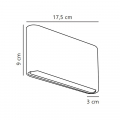 LED світильник архітектурний Nordlux Kinver 6W 3000K IP54 чорний 84181003