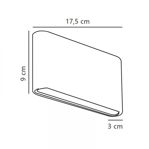 LED світильник архітектурний Nordlux Kinver 6W 3000K IP54 чорний 84181003