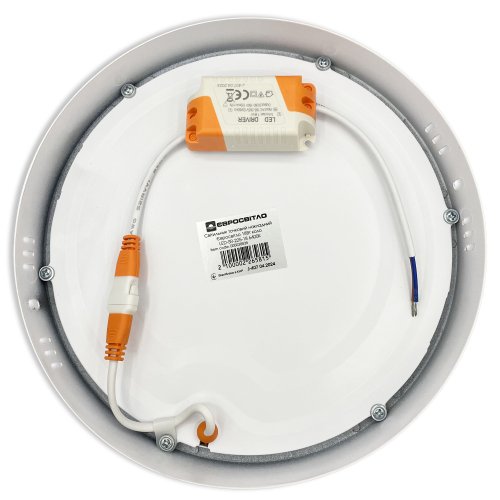 LED cветильник Downlight Евросвет 18Вт 6400К накладной круг LED-SR-225-18 000038835