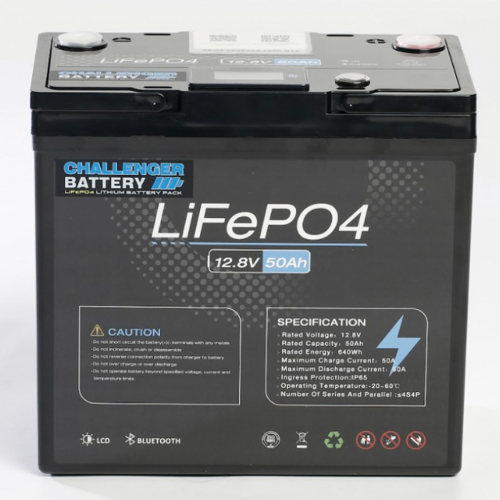 Аккумуляторная батарея Challenger литий-железо-фосфатная 12.8V 50Ah (640Wh) LiFePO4 LF12-50