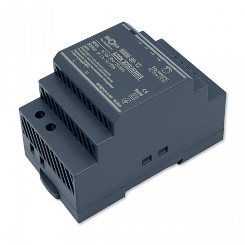 Блок питания Biom на DIN-рейку 60W 5A 12V BHDR-60-12