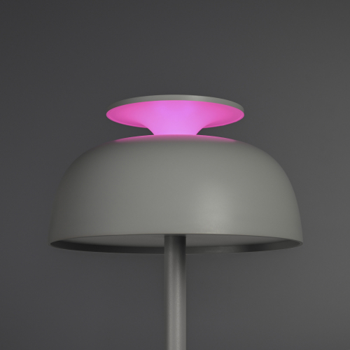 Настольная LED лампа аккумуляторная Videx 8W 4000K+RGB белая VL-TF24W