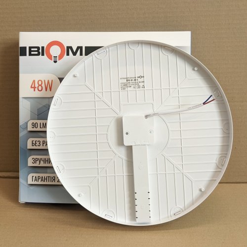 LED светильник накладной Biom 48W 5000К IP33 круг BYR-01-48-5 22145