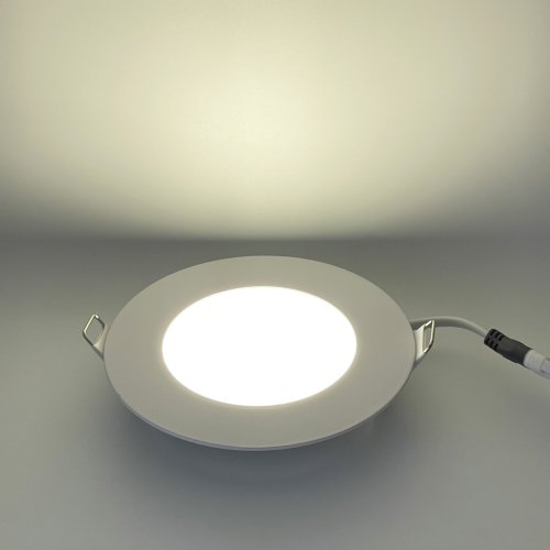 LED cветильник встраиваемый Eurolamp 4W 4000K круг LED-DLR-4/4
