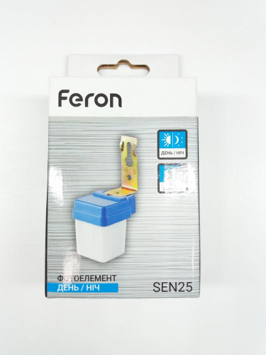 Фотореле Feron SEN25 6A IP20 6277