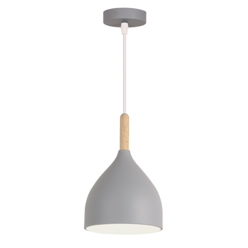Подвесной светильник Velmax V-CL-VIVI-Gr-Wh E27 23-10-50