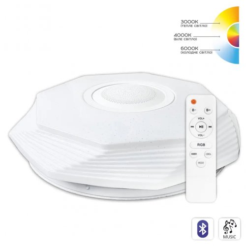 LED светильник Biom Smart 55W SML-R46-55-M-RGB 3000-6000K+RGB с д/у музыкальный 23957