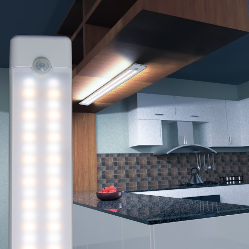 Лінійний LED світильник Євросвітло акумуляторний Movo-L1 4W 3000/4000/6400К з датчиком руху 000059887
