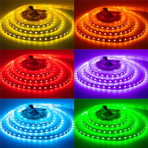 LED лента Motoko SMD5050 60шт/м 14.4W/м IP20 12V RGB 1015428