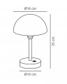 Настільна LED лампа Nordlux Ellen To-Go акумуляторна вулична 2.8W 3000K IP44 синій 2418015023 Настільна LED лампа Nordlux Ellen To-Go акумуляторна вулична 2.8W 3000K IP44 синій 2418015023