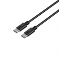 Кабель з'єднувальний зарядний HAVIT USB-C - USB-C PD60W 3A 1м Black HV-CB303C