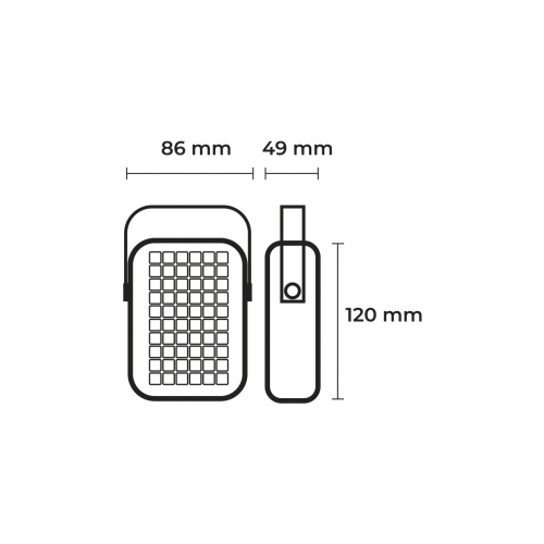 Светильник для уничтожения насекомых Eurolamp аккумуляторный 5W IP20 TypeC MK-5W(LIGHT)B