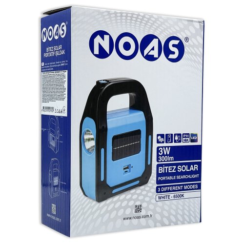 Портативний світлодіодний акумуляторний LED ліхтарик Євросвітло NOAS YL05-7000 3W 000060431