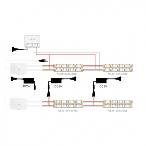 RGB контролер LT SPI smart 5-24V Alexa для адресної стрічки RGB/RGBW Smart Pixel-WiFi