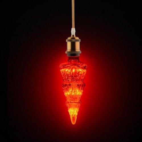 LED лампа Horoz красная PINE 2W E27 001-059-0002-020