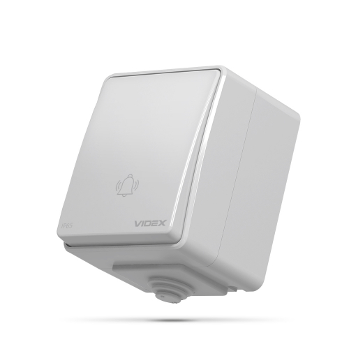 Кнопка дзвінка Videx Binera сіра VF-BNW11DB-G
