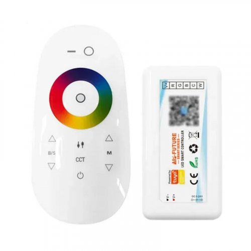 Контроллер с пультом Prolum RGB+CCT Wi-Fi 18A 5-24A TUYA TOUCH HomeLink 404014