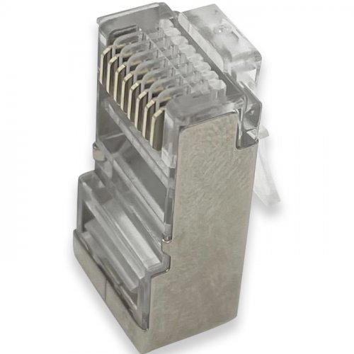 Конектор Gear RJ-45 САТ.5E екранований 8P8C FTP 100шт GC-FTPC5E8P8CRJ45-100