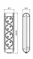 Колодка Viko Multi-let 4 гнезда c заземлением (90114400)