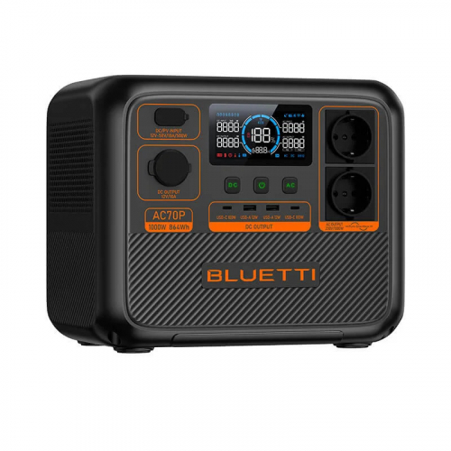 Портативна зарядна станція Bluetti 864 Вт/год AC70P