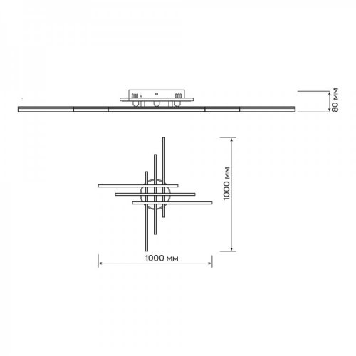 LED світильник Ardero AL6187ARD QUEST 110W 3000-6500К з пультом (81061) 9047