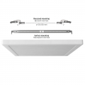 LED cветильник Videx DL6S 24W 3000-4000-6500K  встраиваемый квадрат VL-DL6S-24CW