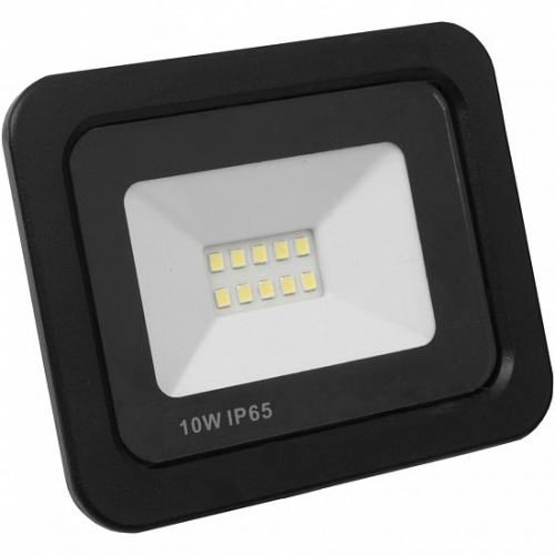 LED прожектор Eurolamp с радиатором NEW LED SMD 10W 6000К IP65 LED-FL-10/6(black)
