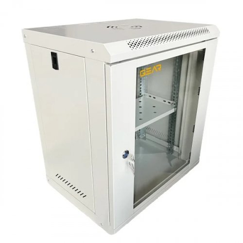 Шкаф телекоммуникационный навесной Gear 19 15U металлический 600x600мм серый GWMSN-15U-600-600G