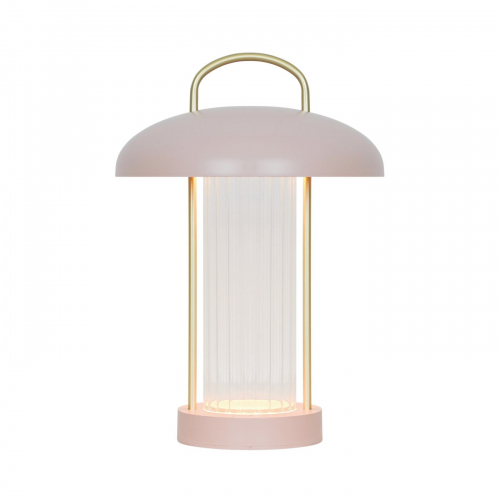 Настільна LED лампа Nordlux Mirano 3W акумуляторна 3000K IP20 USB рожевий 2512505057