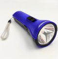 Портативний світлодіодний акумуляторний  ліхтарик Tiross 3 Вт LED 1200mAh синій TS-1851 