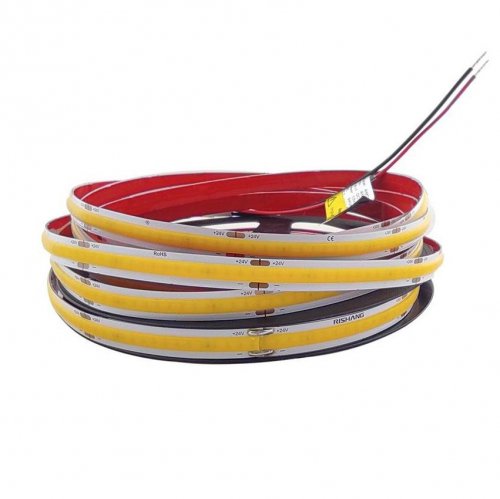 LED лента Rishang COB 320шт/м 10W/м IP20 24V 3000K RM0801EC-J-L-V1 21338