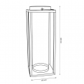 Настольная LED лампа Goldlux Glamour аккумуляторная уличная 3000K IP44 на солнечной батареи черная 329462