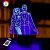 3D світильник "Джокер і Харлі Квін" з пультом+адаптер+батарейки (3ААА) 487НЕКУ