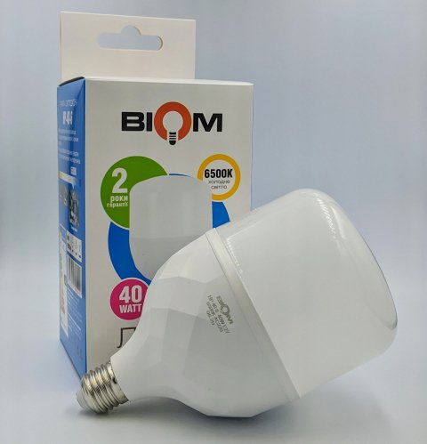 Світлодіодна LED лампа Biom HP-40-6 40W E27 6500К