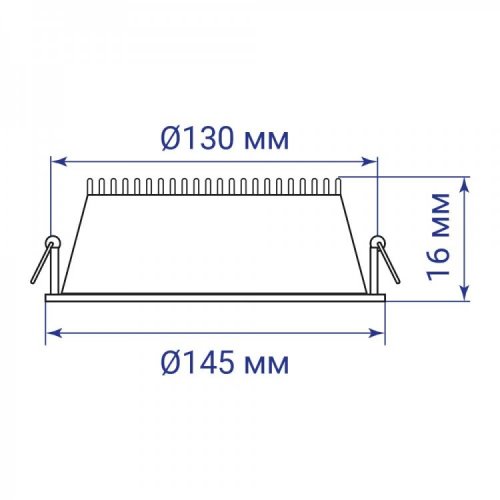 Точковий LED світильник Feron AL510-1 9W 4000К білий 7571