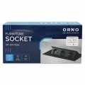 Розетка мебельная тройная ORNO 16А IP20 с заземлением серебро OR-GM-9036(GS)/G 48-99-83