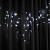 Вулична Led гірлянда Євросвітло STARLIGHT бахрома білий 75LED 2х0,7м IP44 чорний провід 000057269