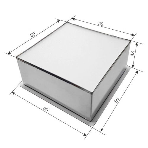 LED світильник грильято Svitlodar СГ5Вт 5W 6000К 60х60 мм S-gr-5W-60-6000 1004-3